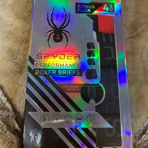 NIB Spyder Performance Boxer Briefs 4 Pack